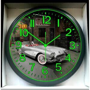 Mercedes-Benz 300 slr Glow In The Dark Wall Clock New!